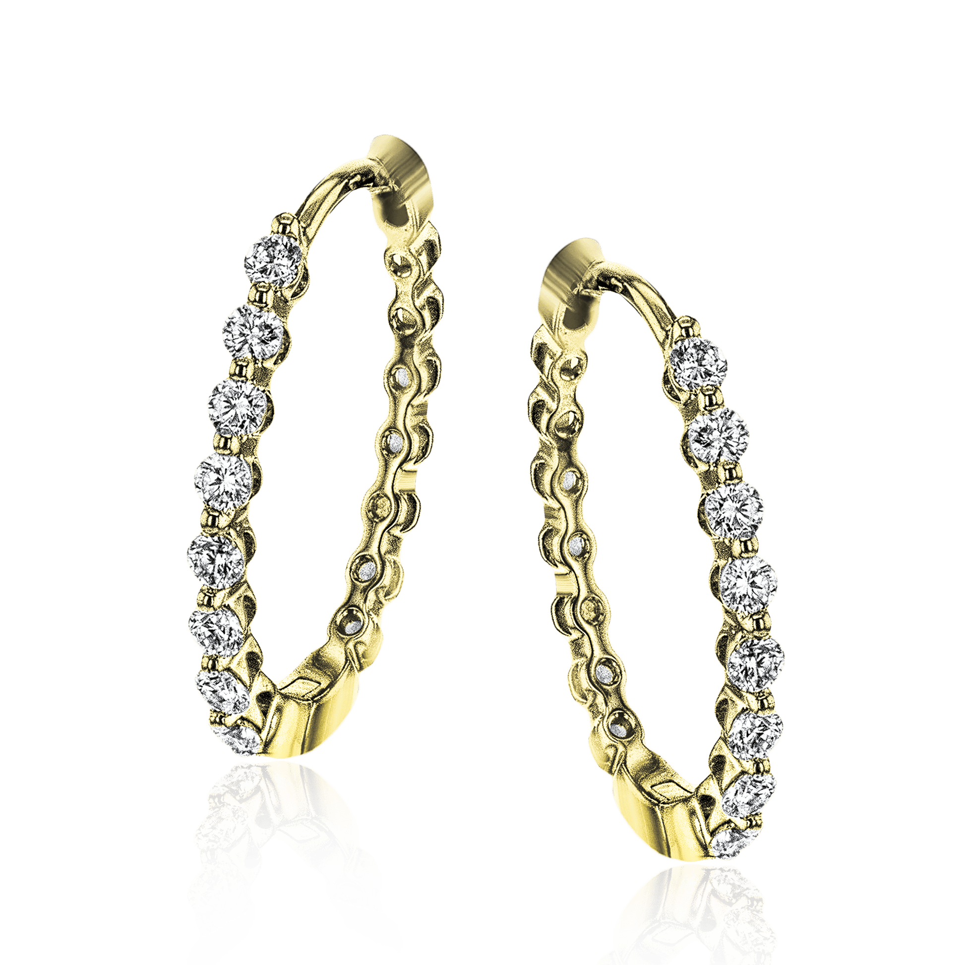 hoop-earrings-in-18k-gold-with-diamonds LE4546