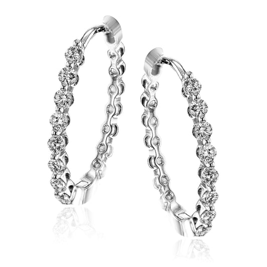hoop-earrings-in-18k-gold-with-diamonds LE4548
