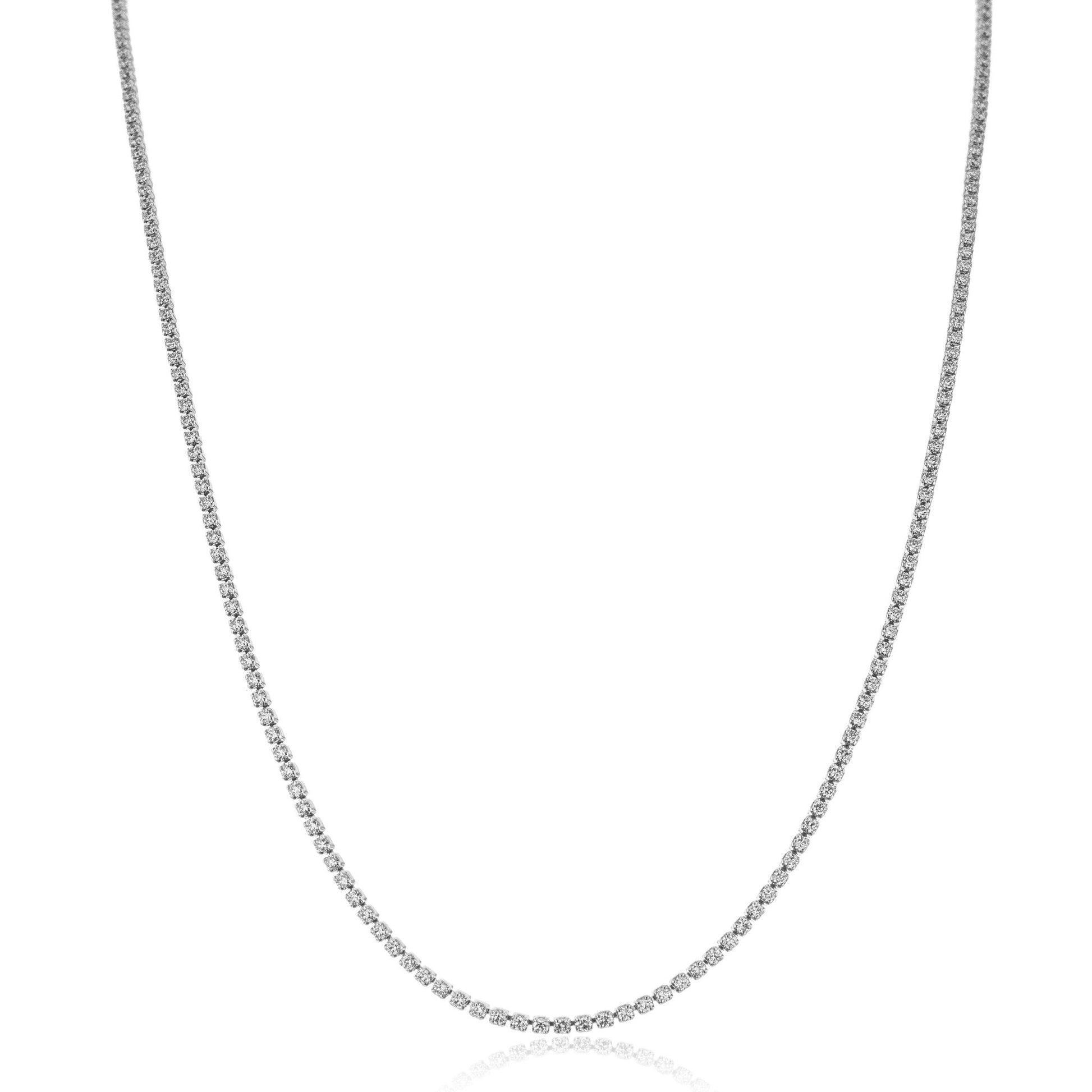Necklace in 18k Gold with Diamonds