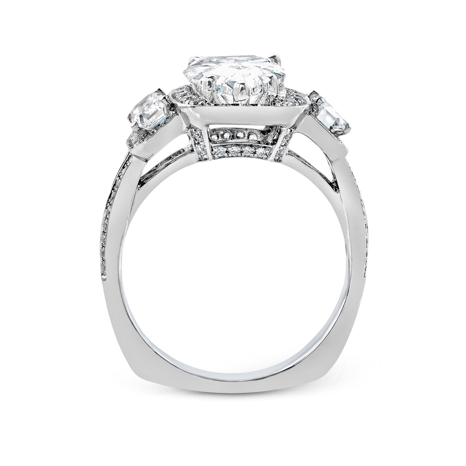 pear-cut-three-stone-halo-engagement-ring-in-18k-gold-with-diamonds