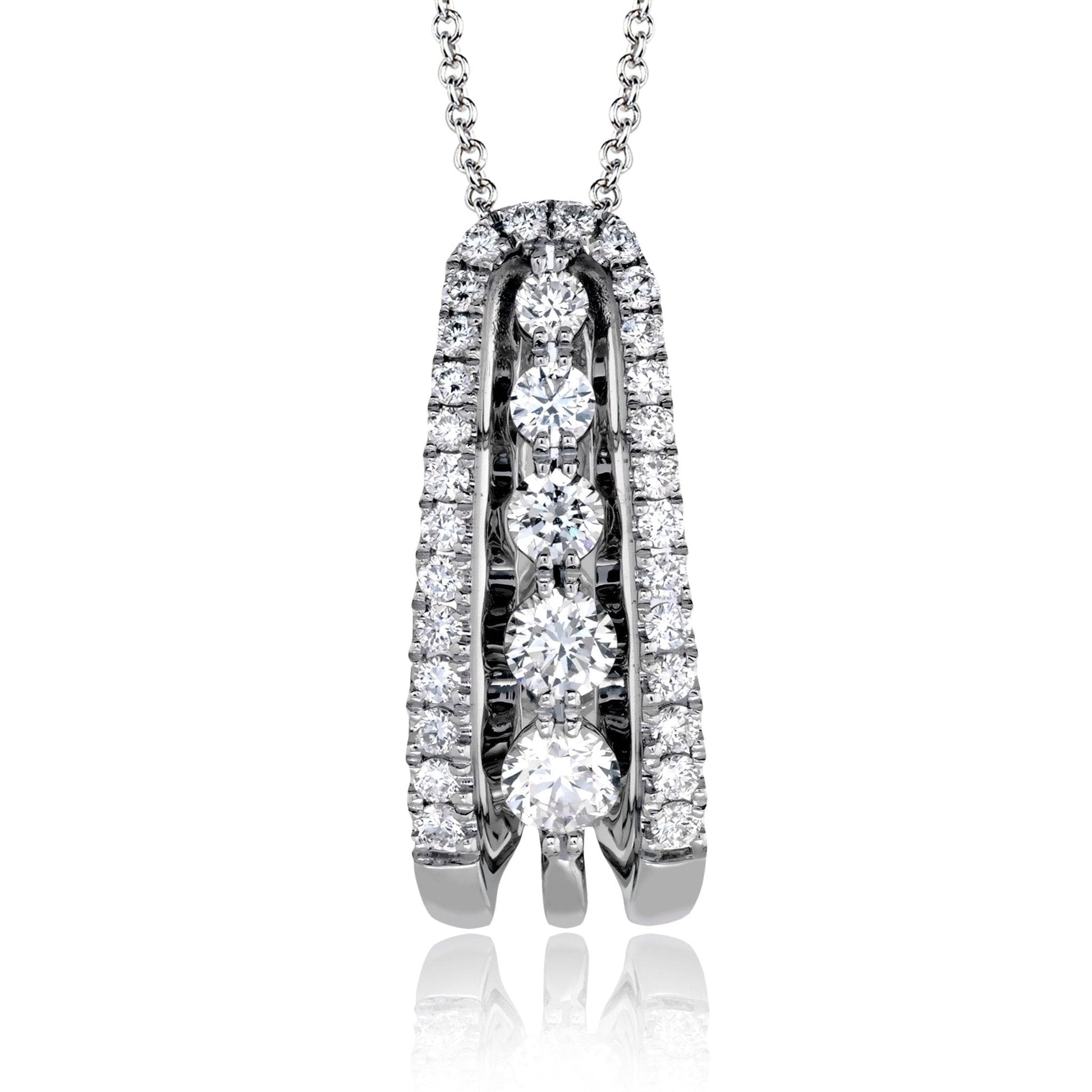 Pendant in 18k Gold with Diamonds