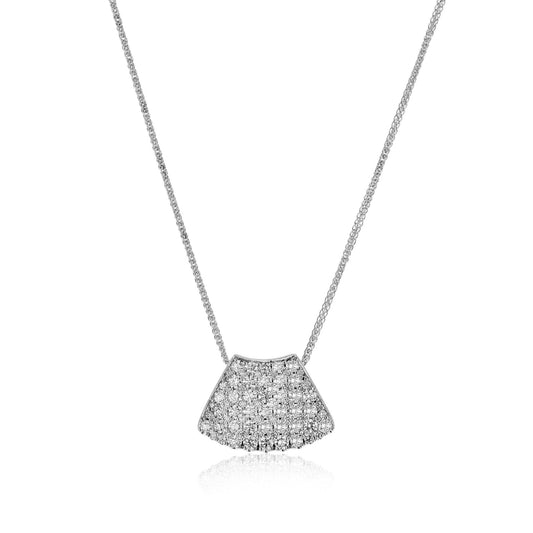 Pendant Necklace in 18k Gold with Diamonds
