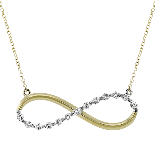 Pendant Necklace in 18k Gold with Diamonds