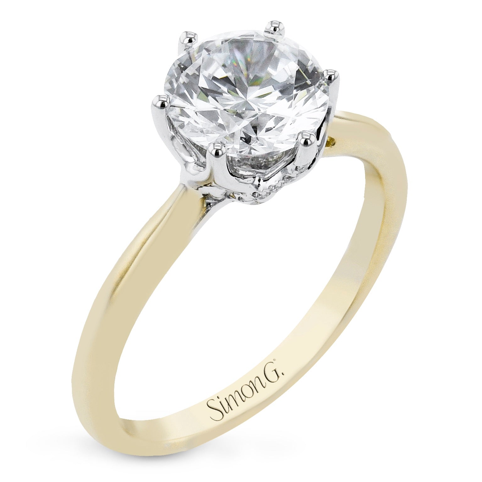round-cut-engagement-ring-in-18k-gold-with-diamonds