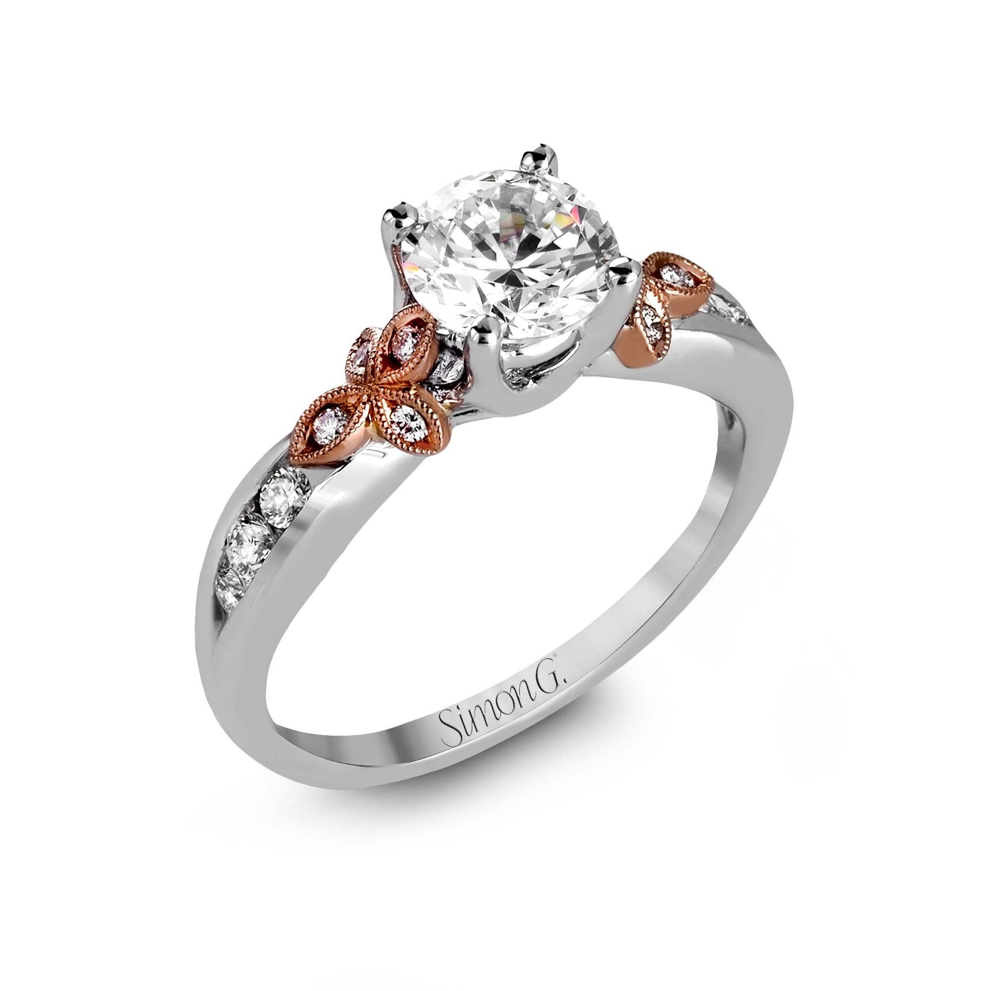 round-cut-engagement-ring-in-18k-gold-with-diamonds