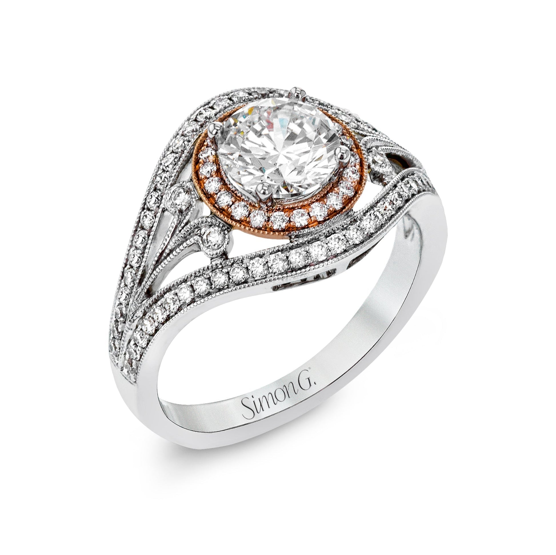 round-cut-engagement-ring-in-18k-gold-with-diamonds