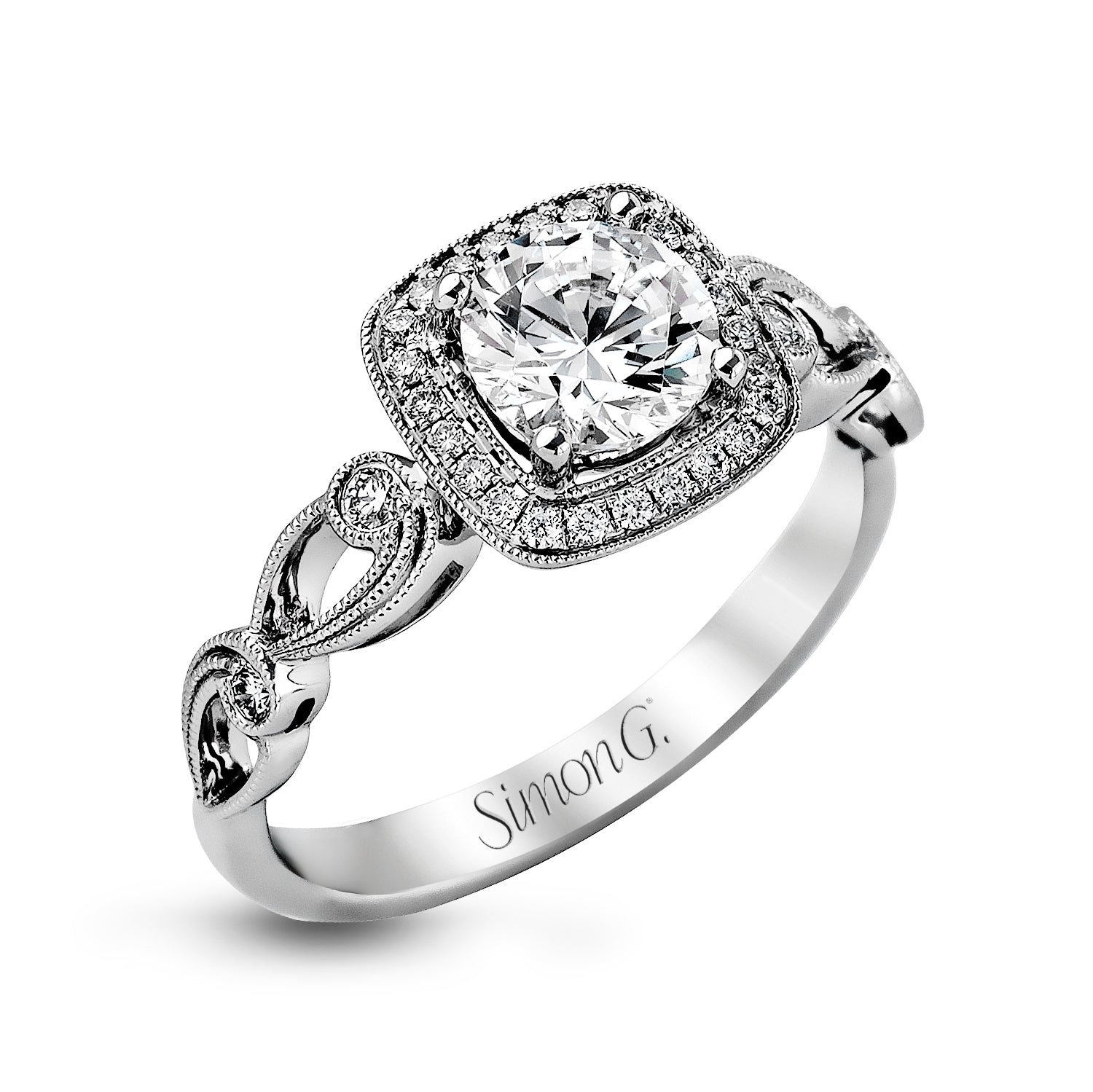 round-cut-halo-engagement-ring-in-18k-gold-with-diamonds