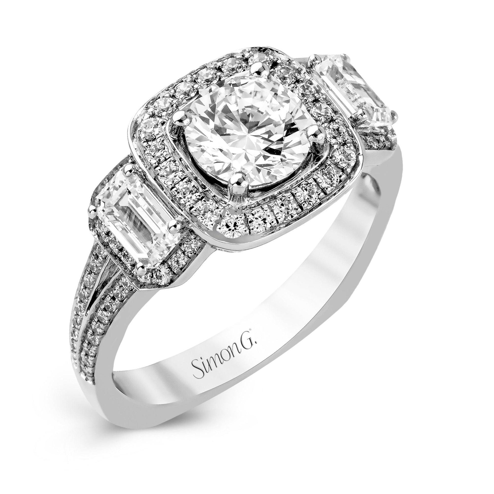 round-cut-three-stone-halo-engagement-ring-in-18k-gold-with-diamonds