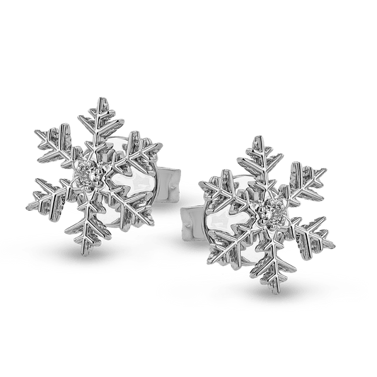 snowflake-stud-earrings-in-18k-gold-with-diamonds LE4407