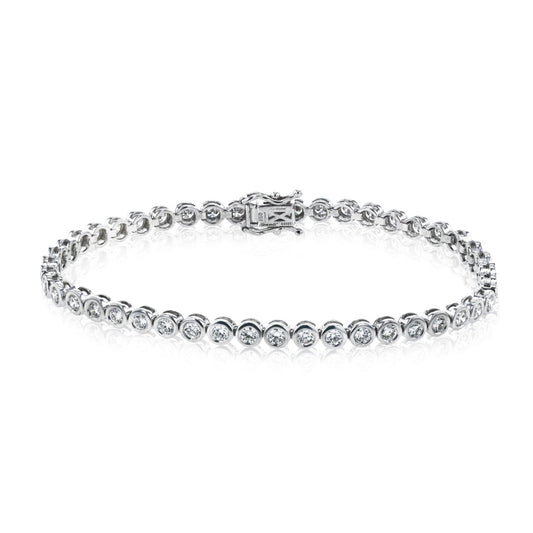 Tennis Bracelet in 18k Gold with Diamonds