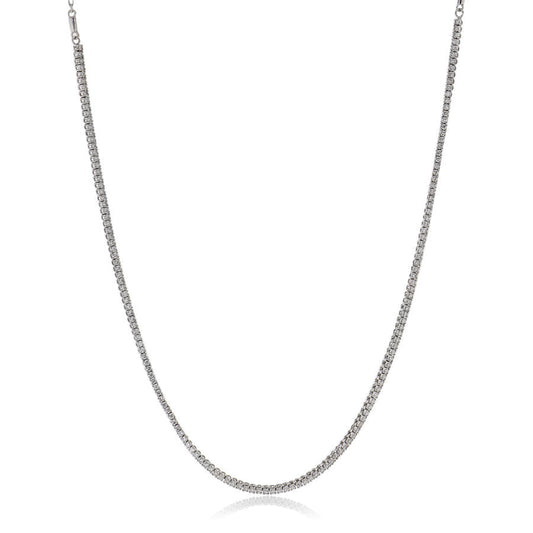 Necklace in 14k Gold with Diamonds