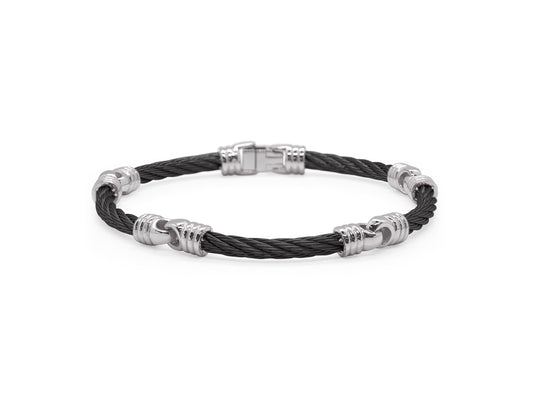 ALOR Stainless Steel Two-tone Precious Metal Bracelet  06-52-0955-00