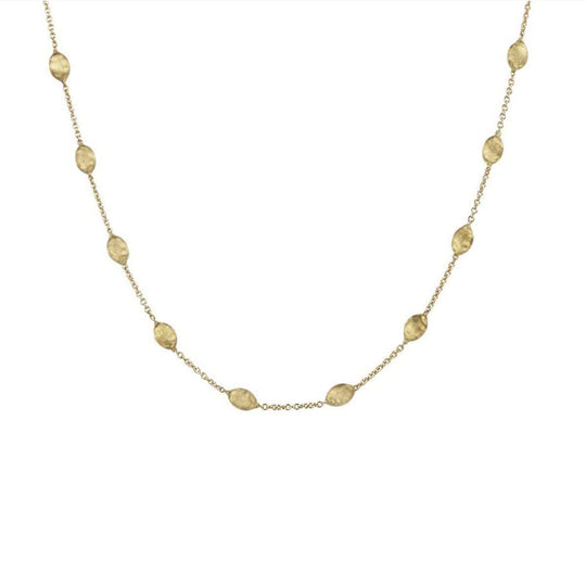 18K Siviglia Small Bead Short Necklace - CB608 Y 16"