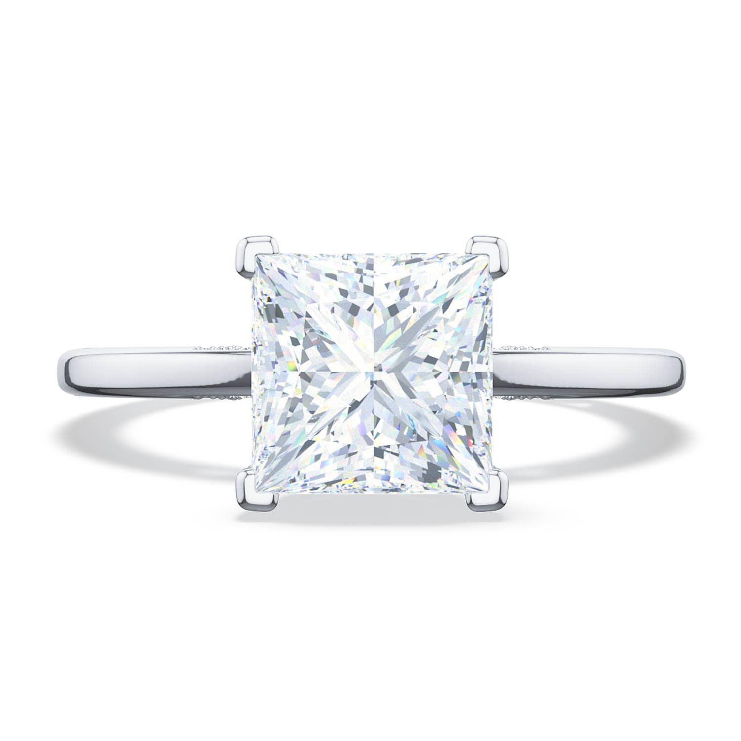 Simply TACORI | Princess Solitaire Engagement Ring 268215pr65