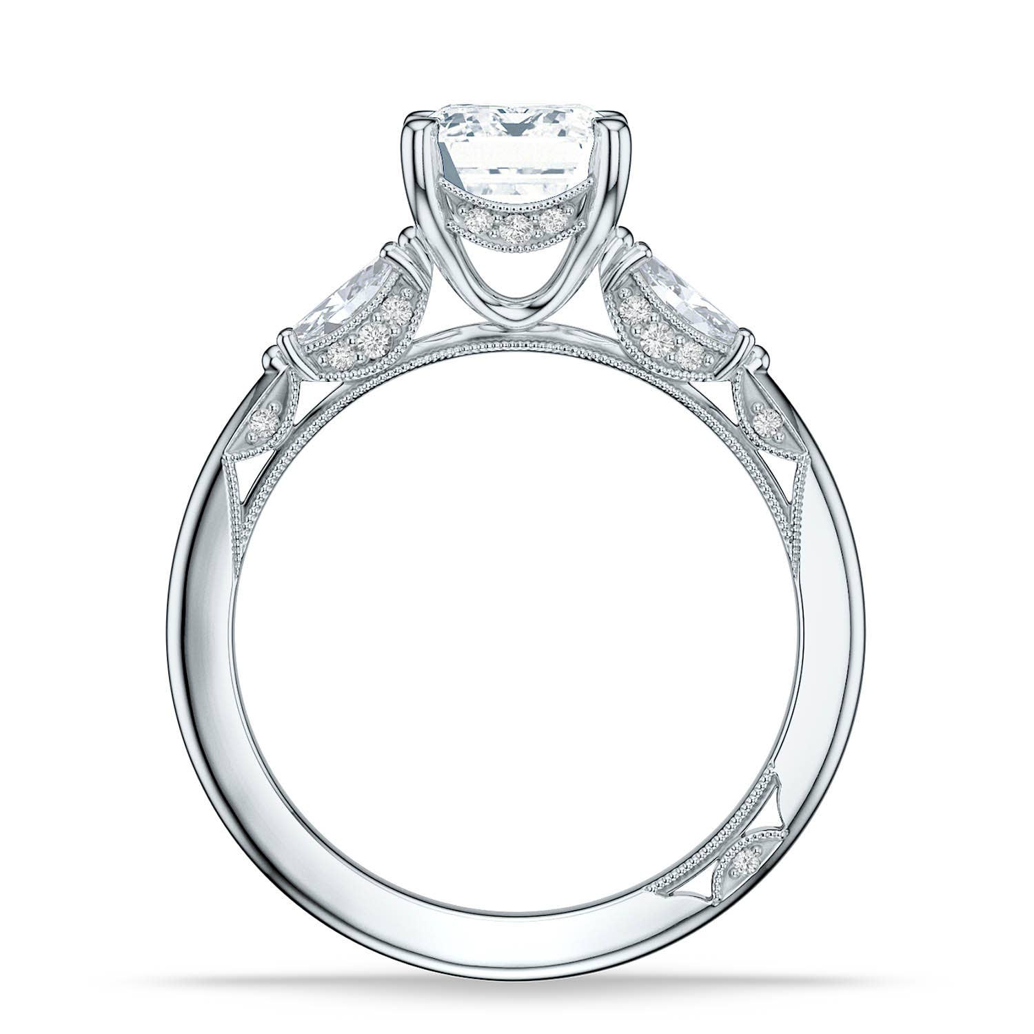 Simply TACORI | Emerald 3-Stone Engagement Ring 2685ec8x6