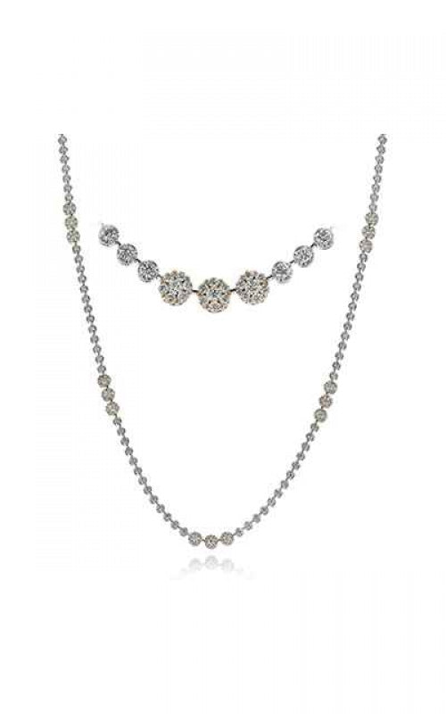 Necklace in 18k Gold with Diamonds LP4336