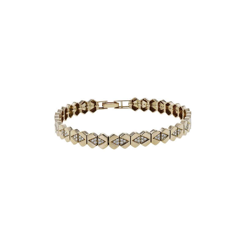 Bracelet in 18k Gold with Diamonds LB2469