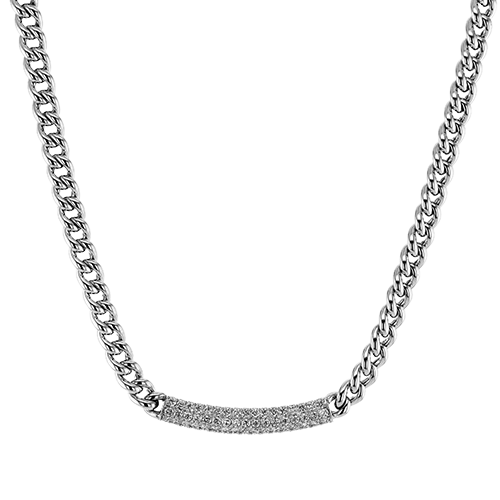 Necklace in 18k Gold with Diamonds LP4858
