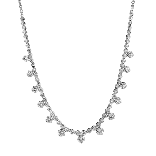 Necklace in 18k Gold with Diamonds LP4951