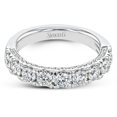 Wedding Band in 18k Gold with Diamonds LR2596-B