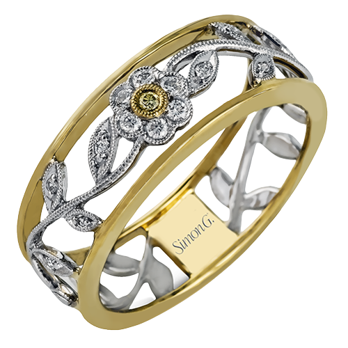 Trellis Right Hand Ring in 18k Gold with Diamonds MR1000-D