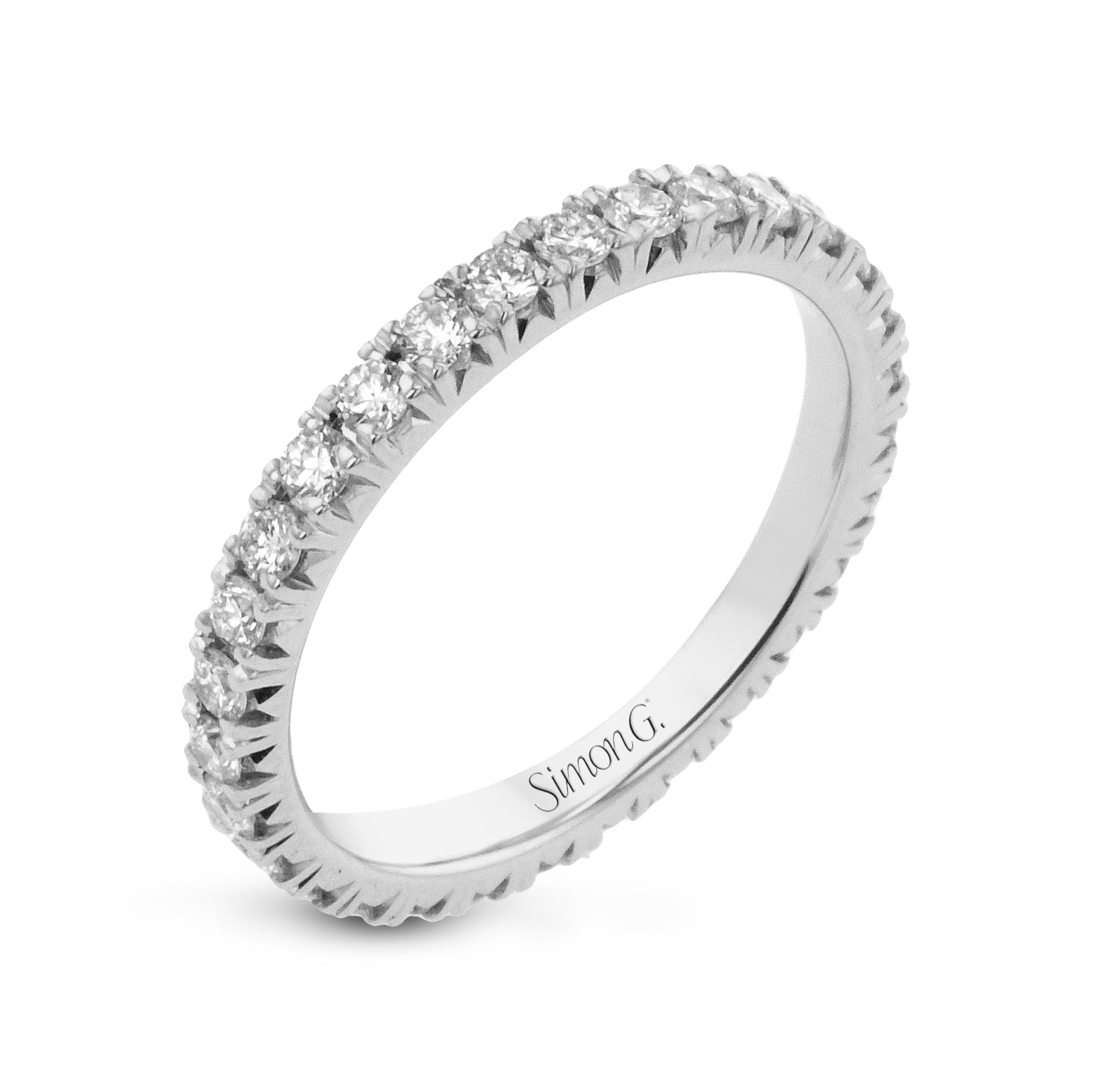Eternity Wedding Band in 18k Gold with Diamonds MR2906-B-ET