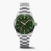 NORQAIN Adventure Sport 37mm Green and Gold Watch