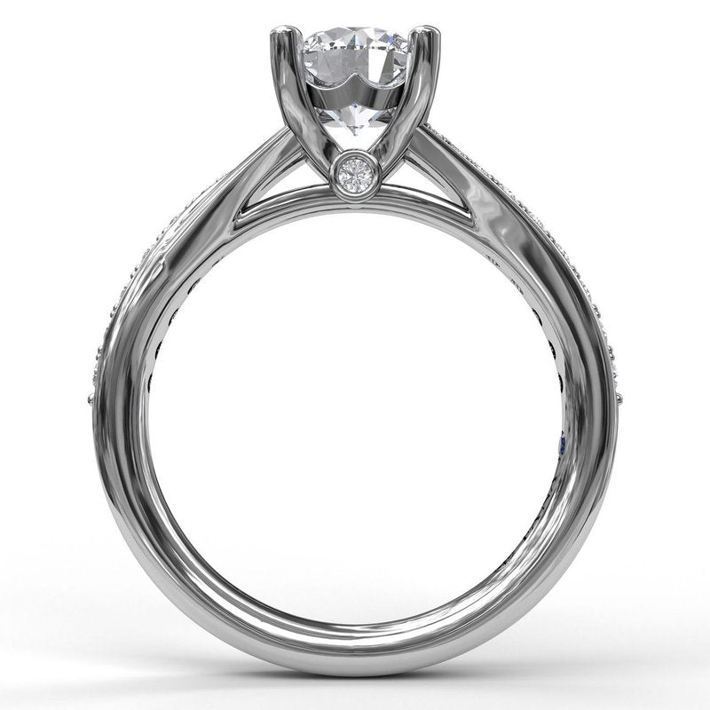 Designer Split Band Engagement Ring S3593 - TBird