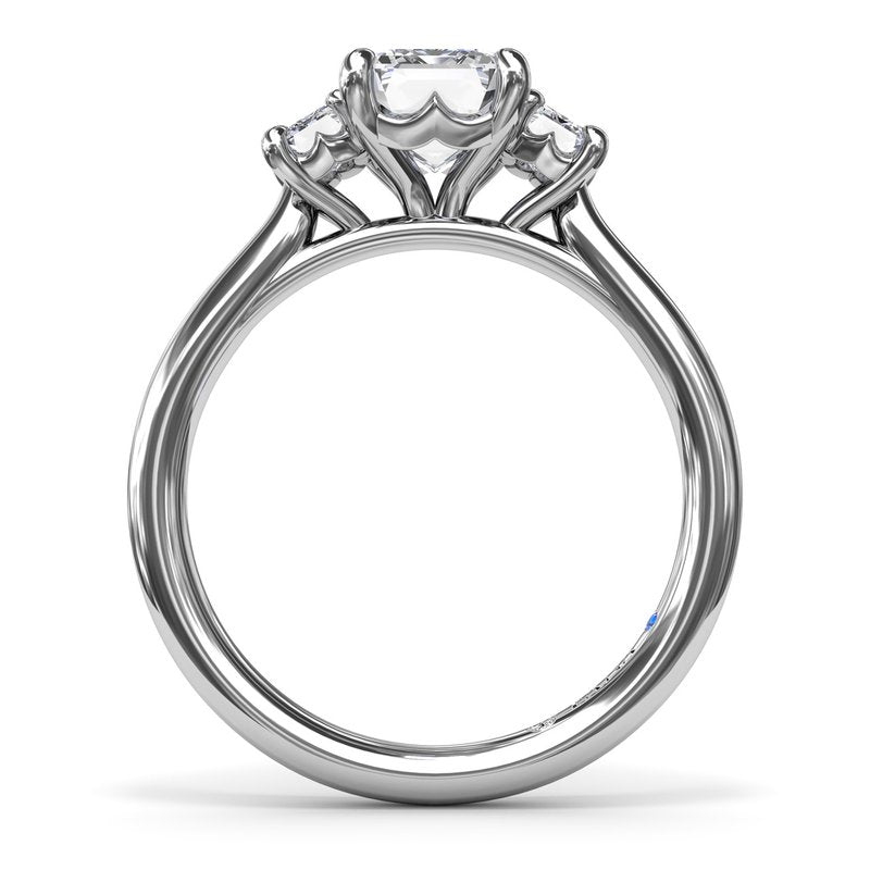 Three Stone Beauty Diamond Engagement Ring S4069 - TBird