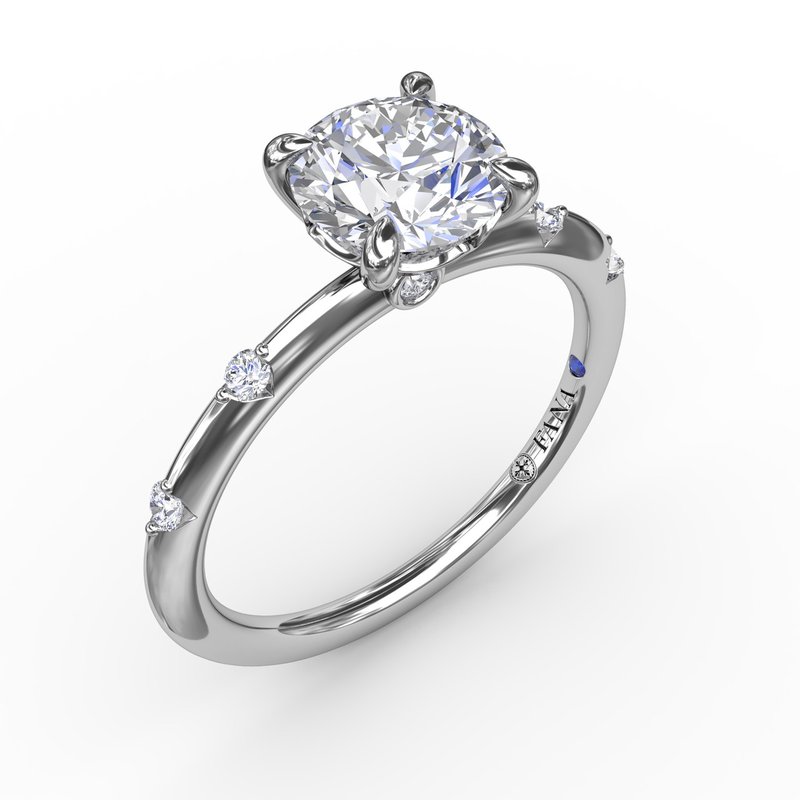 Captivating Raindrop Diamond Engagement Ring S4086 - TBird