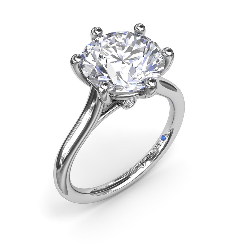 Six Prong Diamond Engagement Ring S4178 - TBird