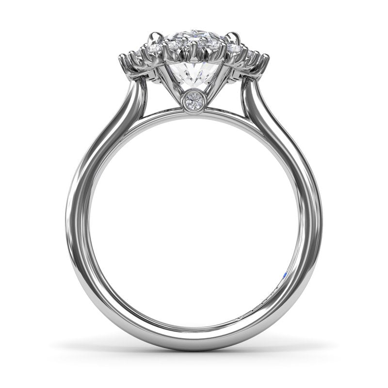 Modern Edge Diamond Engagement Ring S4224 - TBird