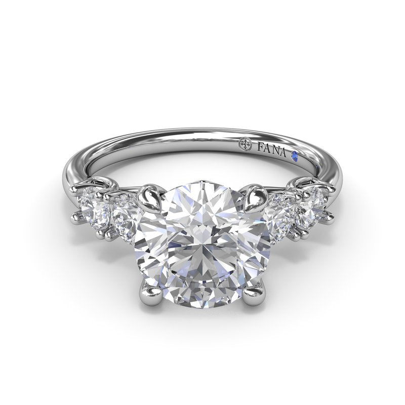 Double Side Stone Engagement Ring S4240 - TBird