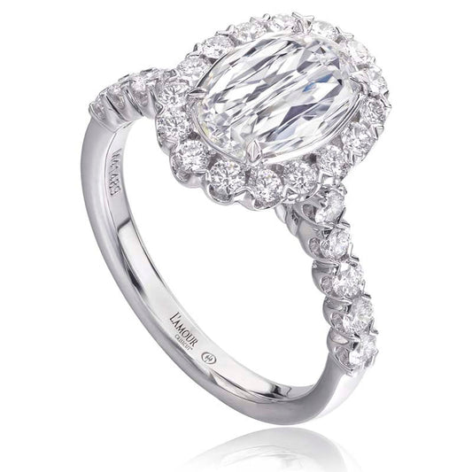 Christopher Designs Diamond Engagement Rings CRISSCUT L/L587-LOV200