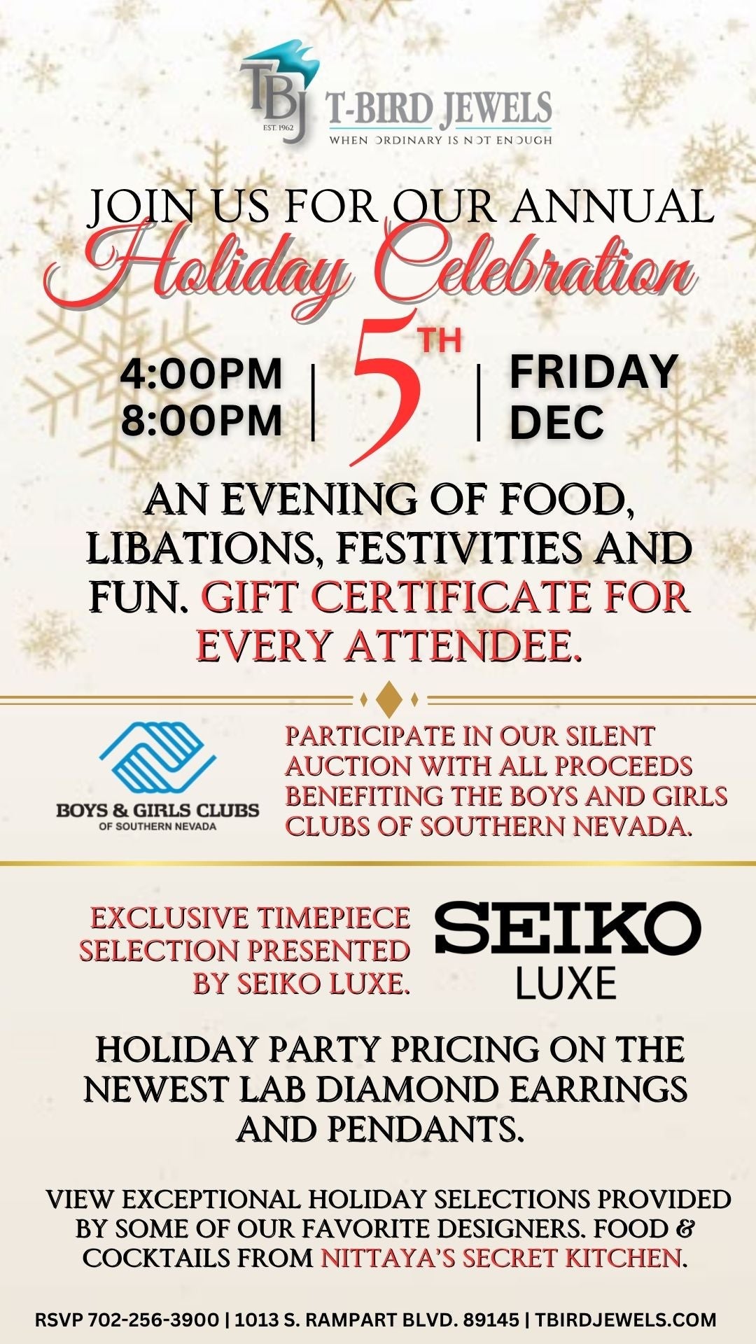 Annual Holiday Celebration