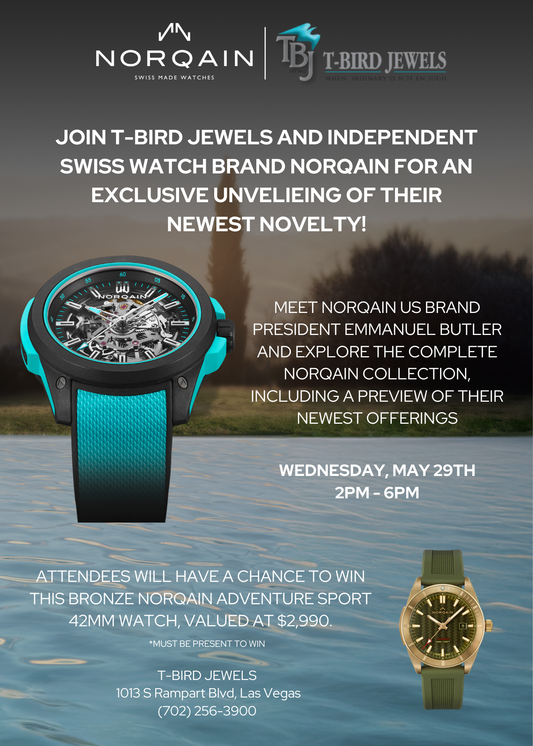 JOING T0BIRD JEWELS AND INDEPENDENT SWISS WATCH BRAND NORQAIN FOR AN EXCLUSIVE UNVEILING OF THEIR NEWST NOVELTY!