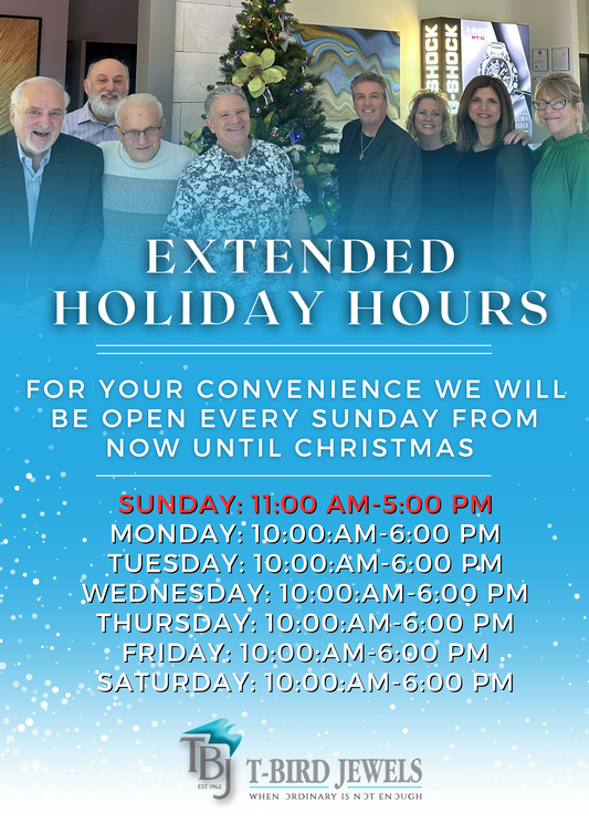 Entended Holiday Hours until Christmas