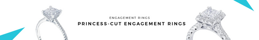 Princess-Cut Engagement Rings: Trendy Designs and Styles