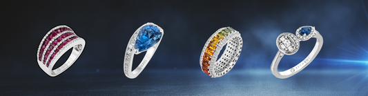 Colored Stone Rings