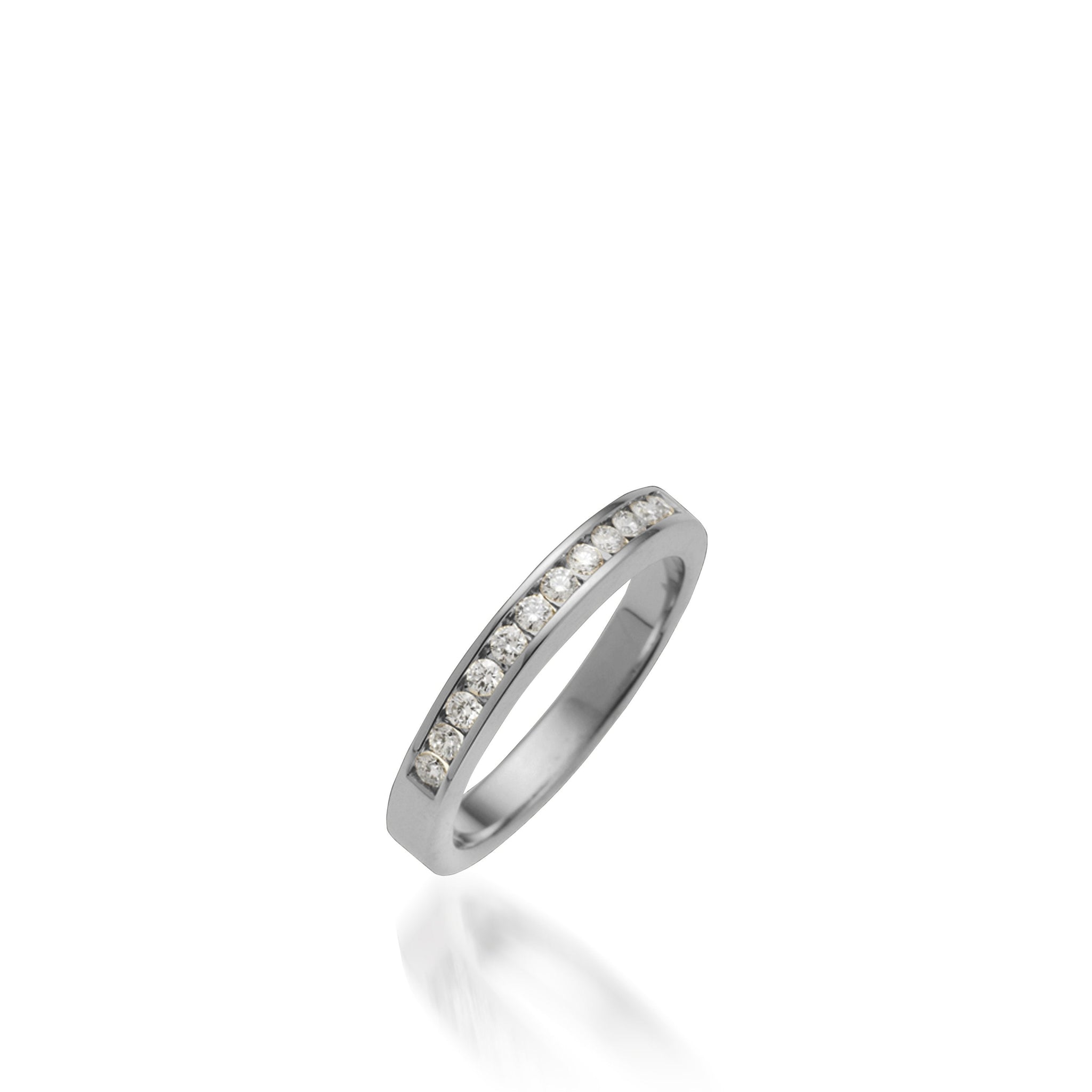 Delicia Solitaire White Gold Engagement Ring