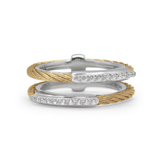 Alor Dual Channel Bar Ring