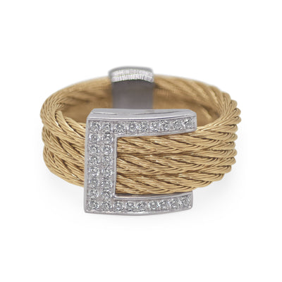 ALOR 18K Two-tone Diamond Ring  02-28-6005-11