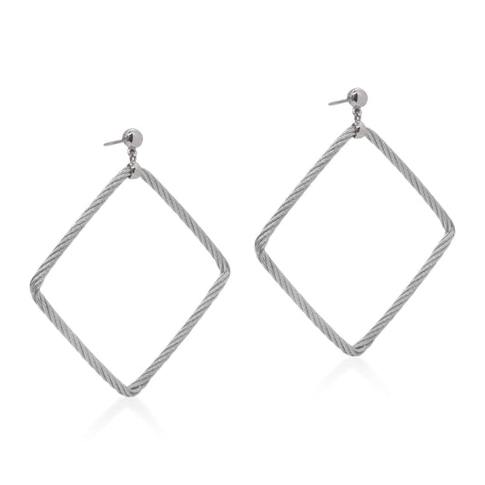 Alor Open Square Drop Earrings