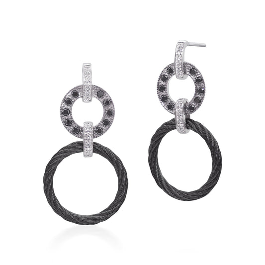 Alor Multi-Drop Open Circle Earrings