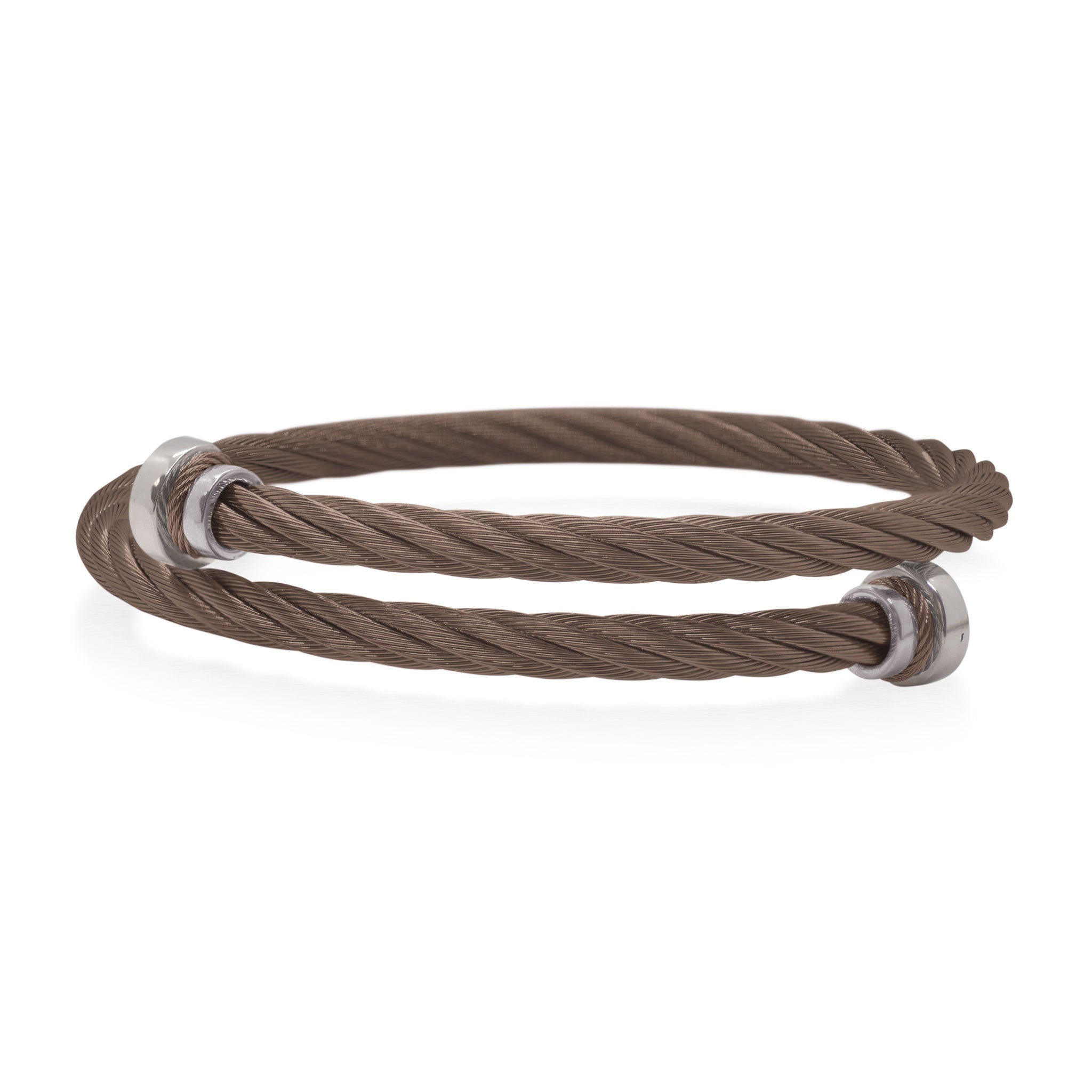 ALOR Men's Bypass Nail Head Bracelet