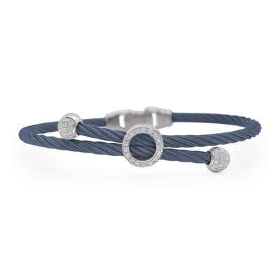 ALOR 18K/Stainless Steel Two-tone Diamond Bracelet  04-54-3062-11