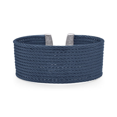 ALOR STEEL Blue Precious Metal Bracelet  04-28-B612-00