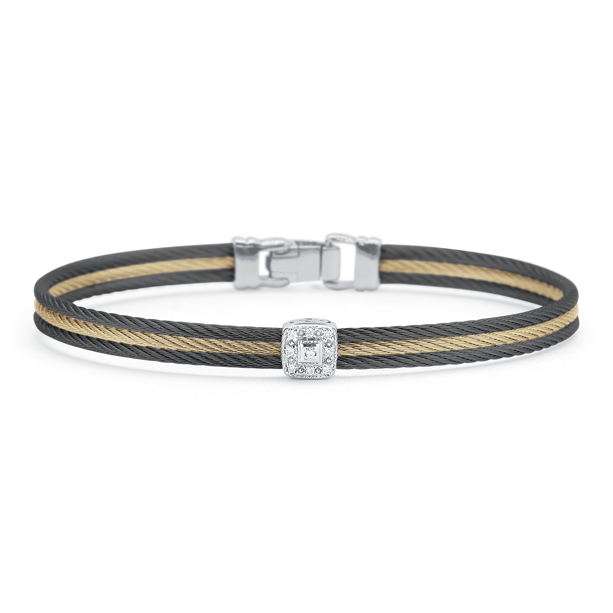 Alor Single Square Classic Stackable Bracelet