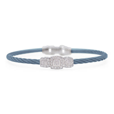 ALOR 14K/Stainless Steel Two-tone Diamond Bracelet  04-52-1943-11