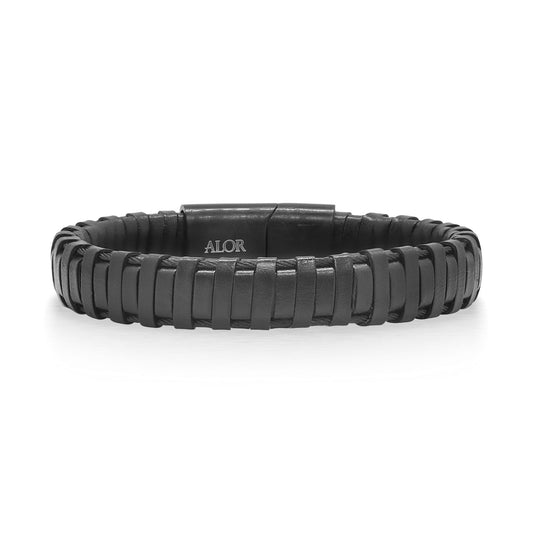 ALOR Men's Leather Wrapped Bracelet